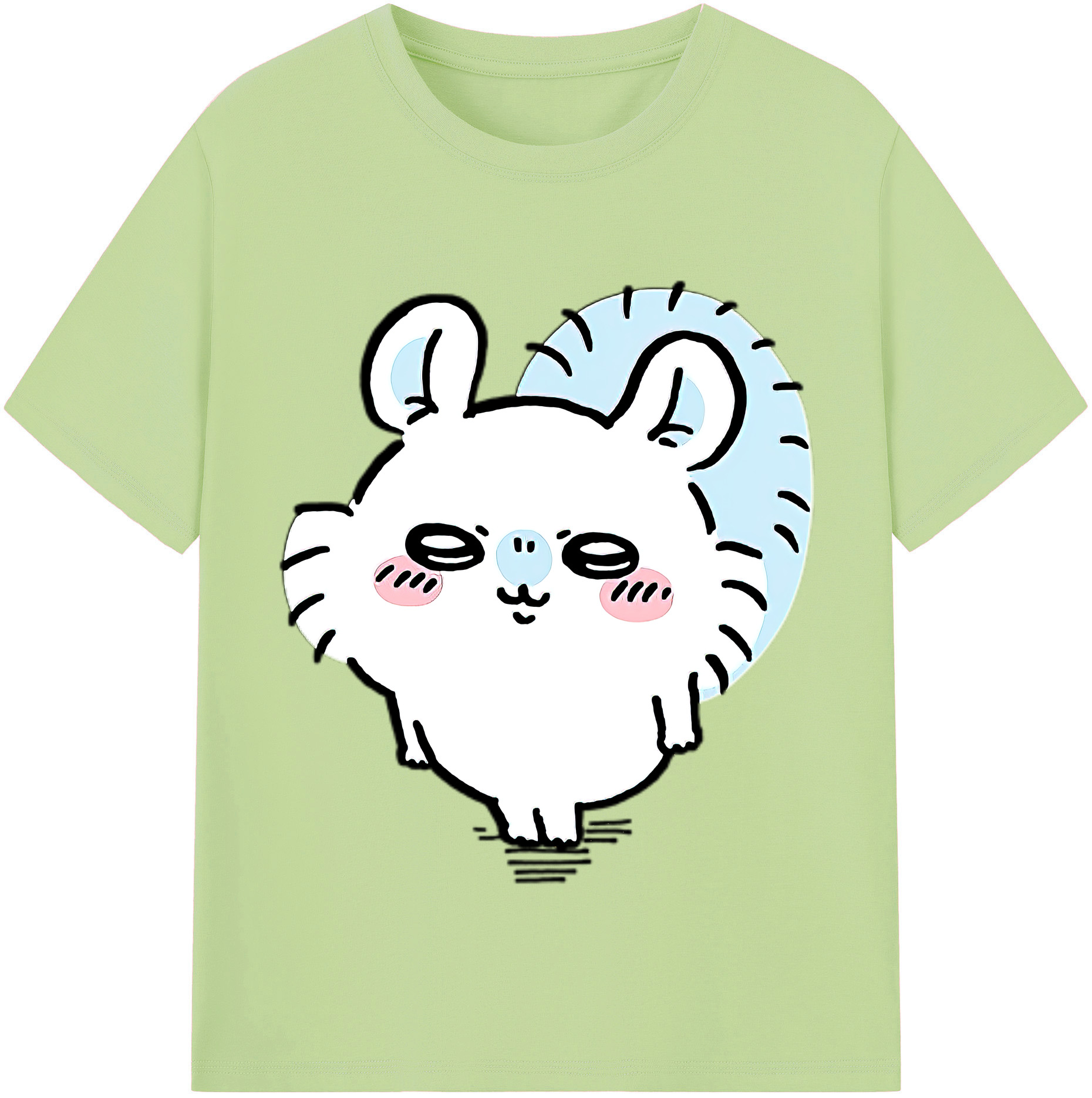 （画像用） ちいかわ モモンガ Chii-kawa Momonga 綿100％半袖Tシャツ（フロントプリント）